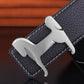 High Quality Belt Men's Men's Luxury Designer Leather Smooth Buckle Cowhide Fashion Classic Exquisite Waist Strap Ceinture Homme