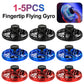 1-5PCS Fingertip Flying Gyro 360° Rotating Helicopter Spinner Toy 100mAh with LED Lights for Adult Kids Decompression Toy