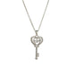 Fashion luxury smart love key titanium steel necklace femininity collarbone chain versatile net red jewelry