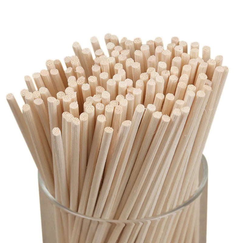 50pcs 10/19/22/24/30/35/40cm Natural Rattan Sticks Reed Diffuser Home Fragrance Reed Sticks Aromatherapy Diffuser Refill Sticks