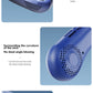 Xiaomi 8000mAh USB Hanging Neck Fan Portable Bladeless Mini Rechargeable Mute LED Digital Display Electric Air Cooler Handheld
