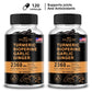 4-in-1 Turmeric Ginger Supplement with Pepperin 2360 Mg with Garlic Curcumin Black Pepper, for Joint, Digestive & Immune Support