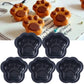 ５pcs Baking Tools Non-Stick Cat Claw Cupcake Mold Easy Demoulding Mini Cake Pan Aluminum Pastry Molds Bakery