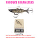 Fishing Lure Sinking Swimbait Isca Artificial Weights 25.5g 11cm Peche En Mer Articulos Trolling Seabass Fish Leurre Accessories