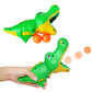 1Set Outdoor Sport Creative Parent-child Interaction Cartoon Style Shark Dolphins Catapult Ball Toys For Children Catch Ball Toy