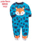 Baby Pajamas Zipper Fleece Newborn Girls Romper Warm Winter Underwear One Piece Overalls Boys Outfits Truck Infants Clothes