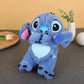 Kawaii Disney Stitch Plush Doll Lilo & Stitch Baby Sleeping Companion Soothing With Air Bag And Light Doll Breathing Toys Gifts