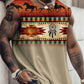 Men's Sleeveless T-Shirts Patterned Colorblocking 3D Printed Y2k Clothing Harajuku Casual Vest Daily Fitness Ethnic Print Tops