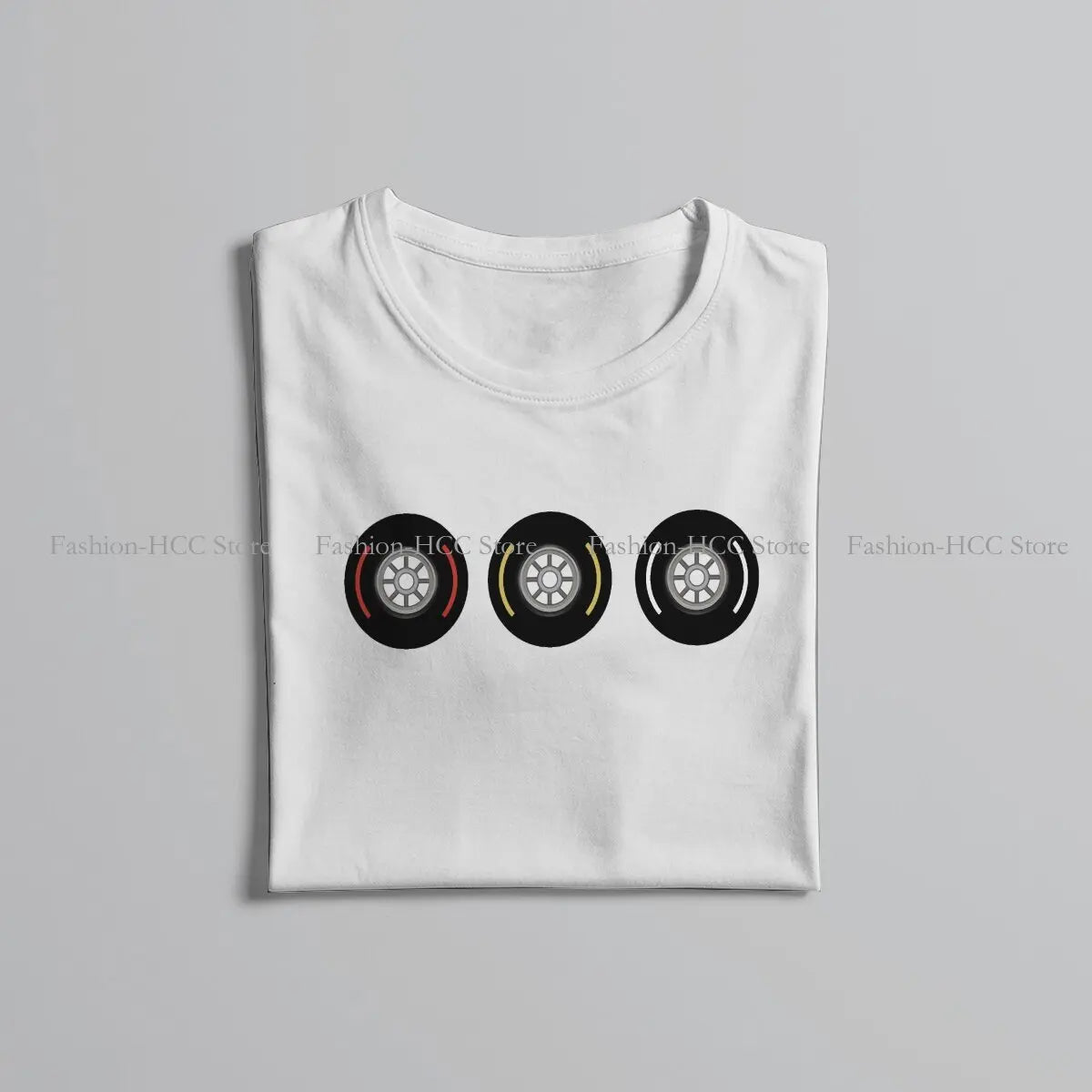 F1 Crewneck Original TShirts Soft, Medium and Hard Tyres - F1 Tyre Personalize Homme T Shirt Polyester Funny Tops