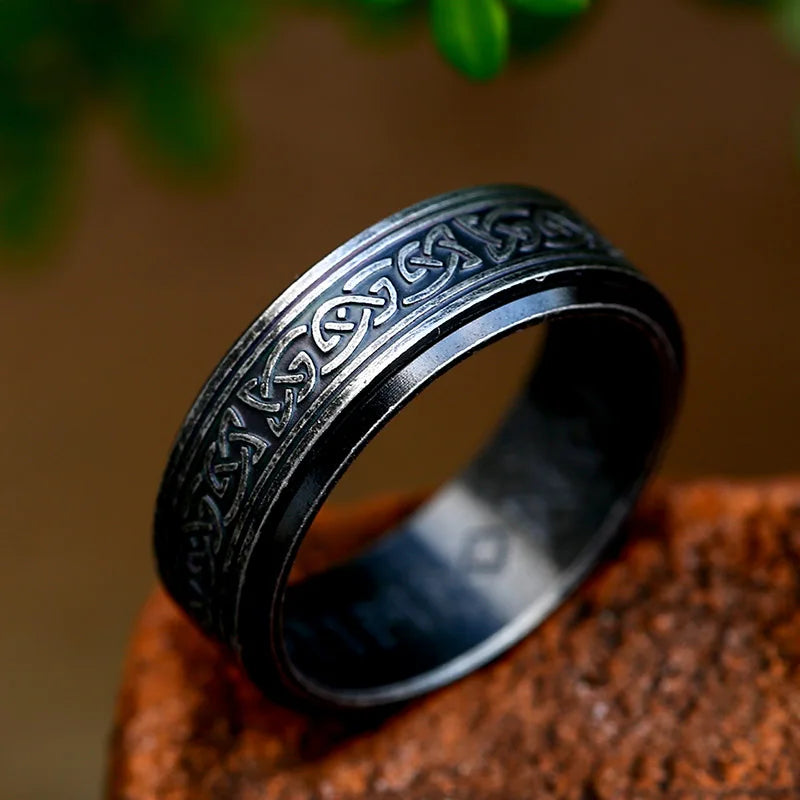 Beier 316L Stainless Steel Fashion Style MEN Women Fashion Odin Norse Viking Totem Amulet Rune Words Rings Jewelry LR-R143