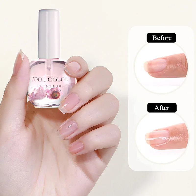 15ML Nail Nourishment Oil Universal Plant Nutrition Soften Oil Cuticle Revitalizer For Nail Treatment Manicure Care Polish #G-FT