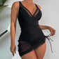 Women Summer Swimwear Bikini Beachwear Monokini Swimdress Bathing Suit Female Sleeveless Swimsuits Ladies Bathing Suit