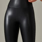 Winter Black Leather Leggings Women Skinny Push Up High Waist Legging PU Pants Thin Velvet Trousers Stretch Sexy Leggins New in