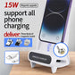 Wireless Charger Stand Pad Desktop Mobile Phone Holder Bracket 15W Fast Charging Station Dock Mount for iPhone Samsung Xiaomi LG
