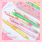 Aesthetic stationery items back to school cute fruit Ballpoint pen gel pens Elegant pens Kawaii Stationery supplies cute pens