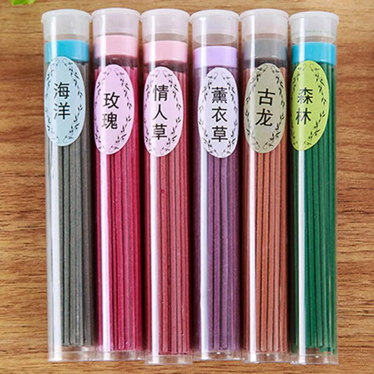 50 Sticks Incense Burner Fragrance Spices Natural Aroma Sandalwood Air Freshener