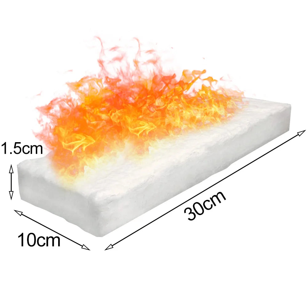 Bio Fire Blanket Ceramic Sponge For Bioethanol Fireplace Resistant Insulation Cotton Fireplace Firebox Safety Bio Fire Sponge