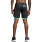 2023 Men Running Shorts Summer Sportswear Double-deck Short Pant 2 In 1 Training Workout Clothing Male Gym Fitness Sport Shorts