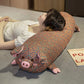 Cartoon Pig Plush Northeast Style Fabric Pig Long Pillow Girl Sleeping Leg Clamping Magic Tool Boyfriend Cushion Xmas gifts