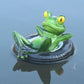 Yard Pond Frog Decorations The Frog Garden Statue Water Floating Pond Ornament Figurine Statue Craft For Home Prop Gift