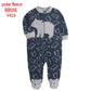 Baby Pajamas Zipper Fleece Newborn Girls Romper Warm Winter Underwear One Piece Overalls Boys Outfits Truck Infants Clothes