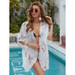 Women'S Summer Beach Kimono Cardigan Floral Print Chiffon Loose Top Bikini Cover Up Sexy Transparent Shawl Oversize Cardigan
