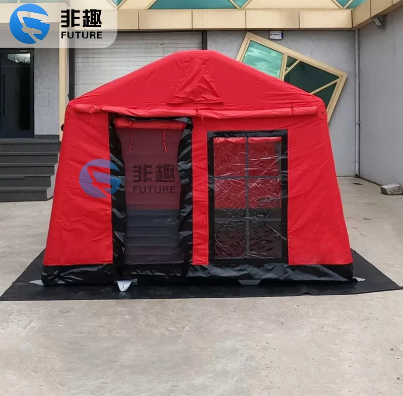 Air tent camping inflatable Factory Price Hiking Camping Large Premium Quality Outdoor Portable Extreme Weather Airbeam House