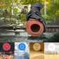 Fire Pit Cover 210D Waterproof Wood Burning Fire Stove Cover Outside Fireplace Covers With Drawstring Closure Dustproof