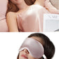 100% Pure Silk Double-Side Shading EyeShade Sleeping Eye Mask Cover Eyepatch Blindfolds Eyeshade Health Sleep Shield Light
