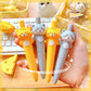 Kawaii stationery Aesthetic stationery items Office accessories cute cat ballpoint pens Portable Mini gel pen Pocket pen