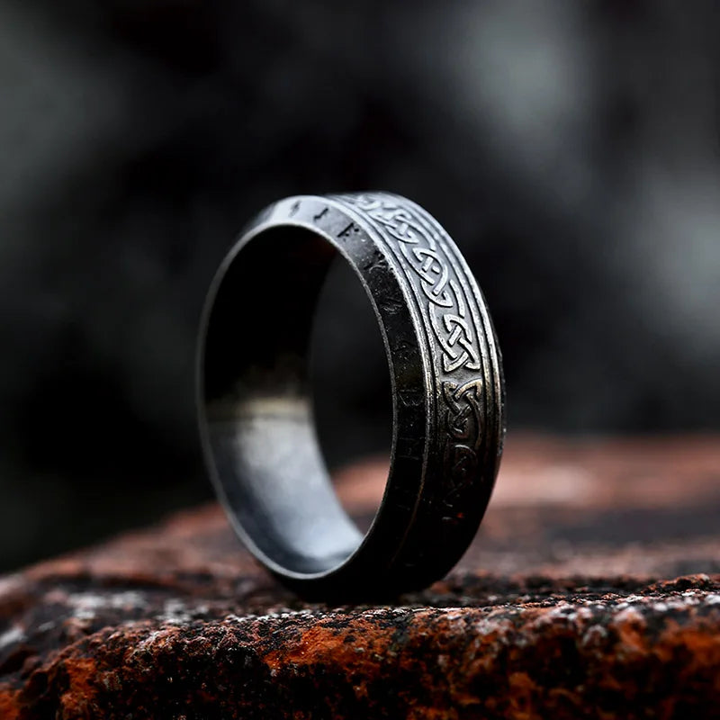 Beier 316L Stainless Steel Fashion Style MEN Women Fashion Odin Norse Viking Totem Amulet Rune Words Rings Jewelry LR-R143