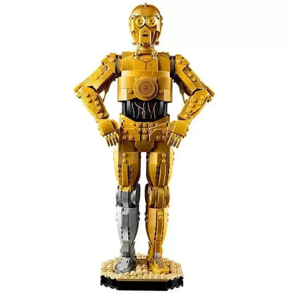 1140pcs MOC 75398 Space Wars C-3PO Droid Figure Action Model Building Blocks Home Decor Assembly Educational Toys Gift for Kids