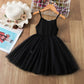 Little Girls Summer Dress for Kid Sleeveless Sling Tutu Princess Party Gown Birthday Wedding Children Clothing Girl Casual Dress