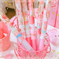 Aesthetic stationery items back to school peach cat Ballpoint pen gel pens Elegant pens Kawaii Stationery supplies cute pens