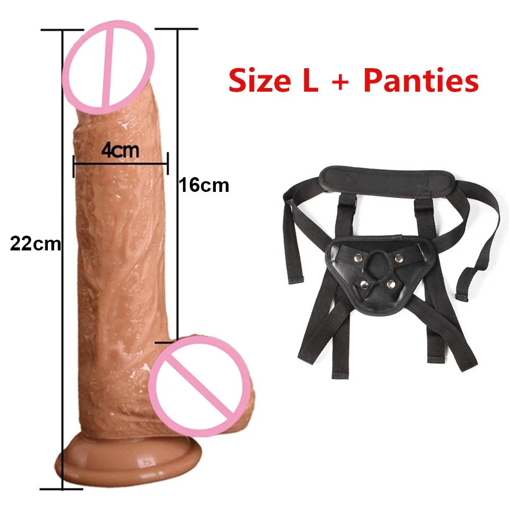 GaGu Adult Sex Toys 7/8 Inch Huge Realistic Dildo Big Silicone Penis Dong With Suction Cup For Women Masturbation Male Dick Shop