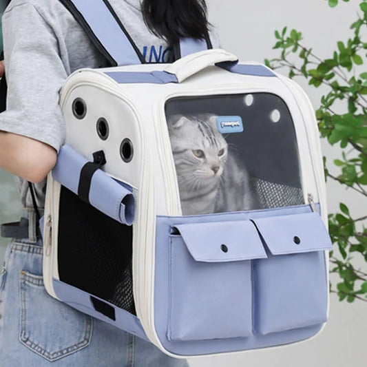 Portable Foldable Travel Bag, Astronaut Space Capsule, Transport Carrier, Pet Backpack for Cat and Dog