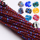 Zhe Ying New 2mm Electroplating AB Crystal Beads Small Loose Faceted Spacer Beads for Jewelry Making DIY Accessories