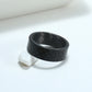 Black Rings Carbon Fiber Spinner Rings Men Women Unique Punk Wedding Engagement Band Stainless Steel bague anti stress