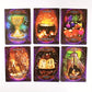 1 Set Witches' Wisdom Oracle Divination Tarot Deck, Board Game Beginner Cards, Fortune Telling Game Cards